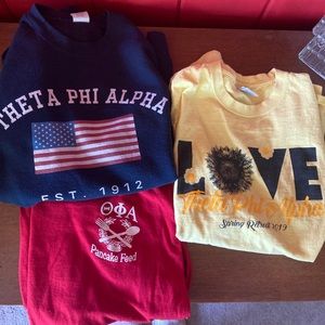 Theta Phi Alpha Medium Shirt Bundle